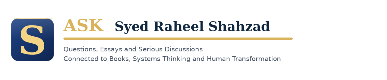 Ask Syed Raheel Shahzad