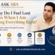 Ask SRS image showing Syed Raheel Shahzad and the question why do I feel lost even when I am doing everything right
