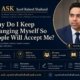 Ask SRS image showing Syed Raheel Shahzad and the question why do I keep changing myself so people will accept me