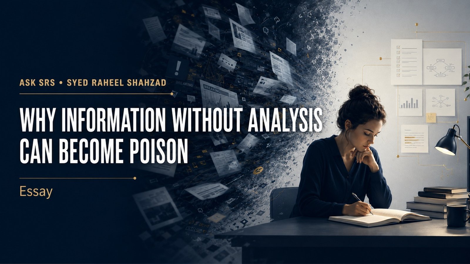 Why Information Without Analysis Can Become Poison Ask SRS Syed Raheel Shahzad image