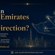 Ask SRS image asking how seven emirates move in one direction, UAE unity, United Arab Emirates federation and Tomorrow Became a Country