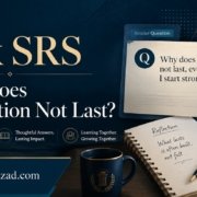 Ask SRS featured image showing Syed Raheel Shahzad motivation reflection clear thinking better questions and meaningful direction