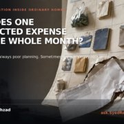 A torn monthly calendar and household bills showing how one unexpected expense can ruin the entire month