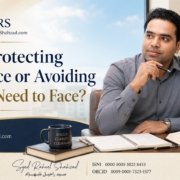 Ask SRS featured image with Syed Raheel Shahzad asking whether protecting peace has become avoidance of something that needs to be faced