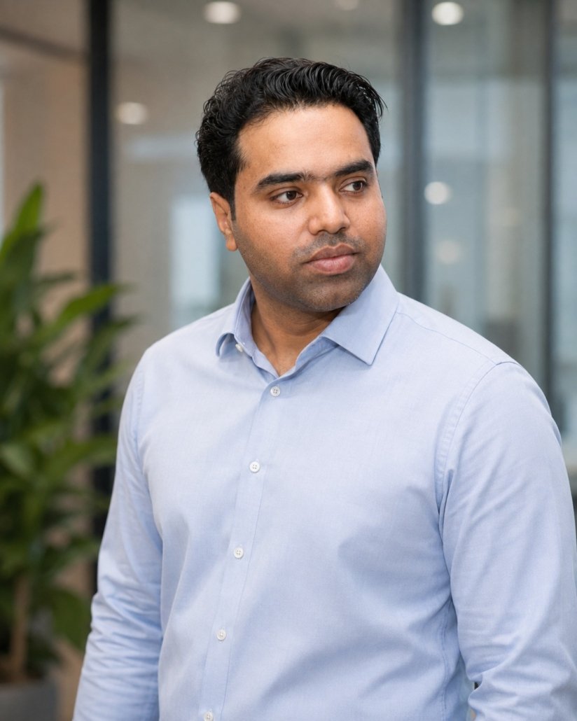 Syed Raheel Shahzad, author and systems thinker, official individual portrait