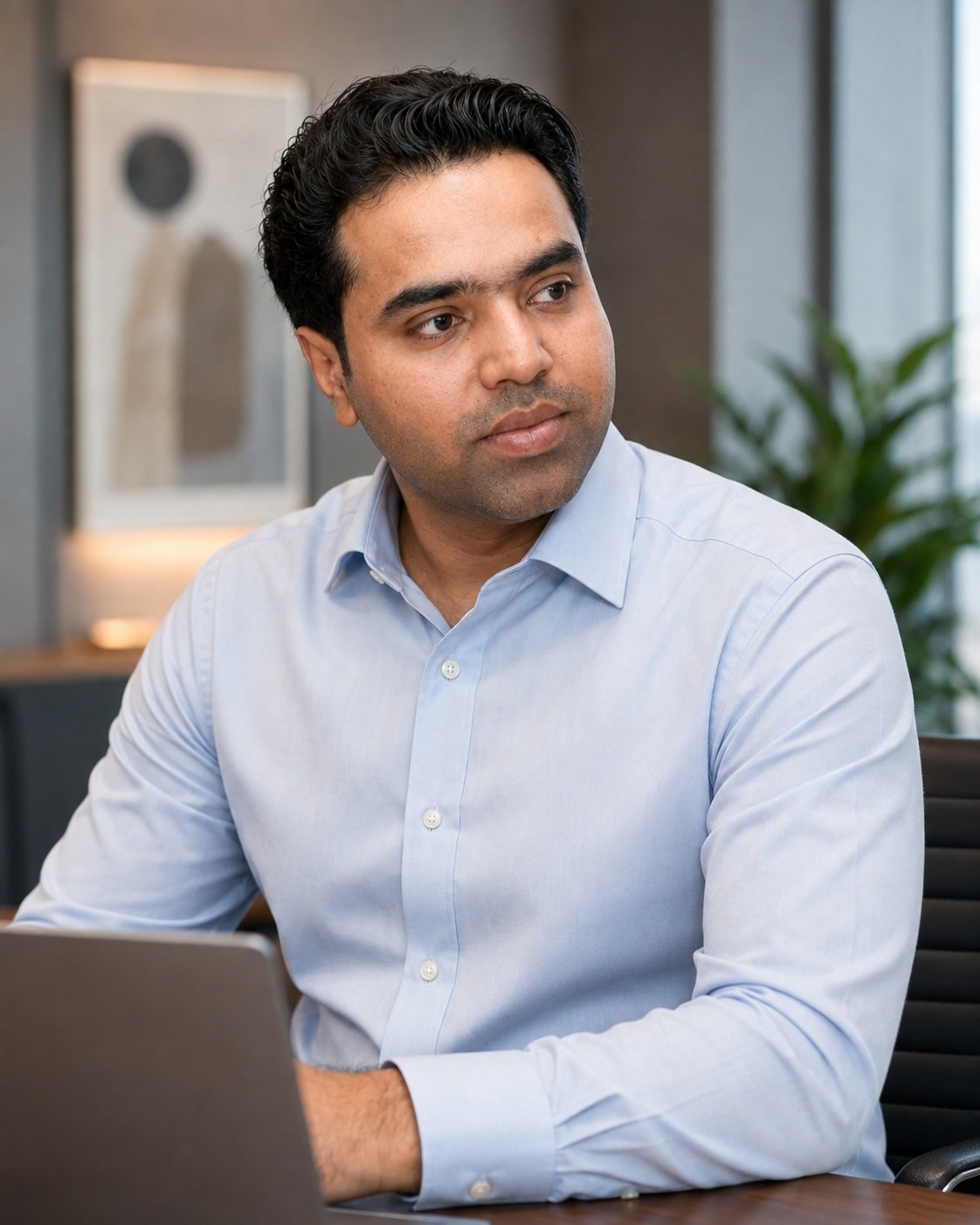 Syed Raheel Shahzad — سيد راحيل شهزاد — official author, founder and Group CEO portrait