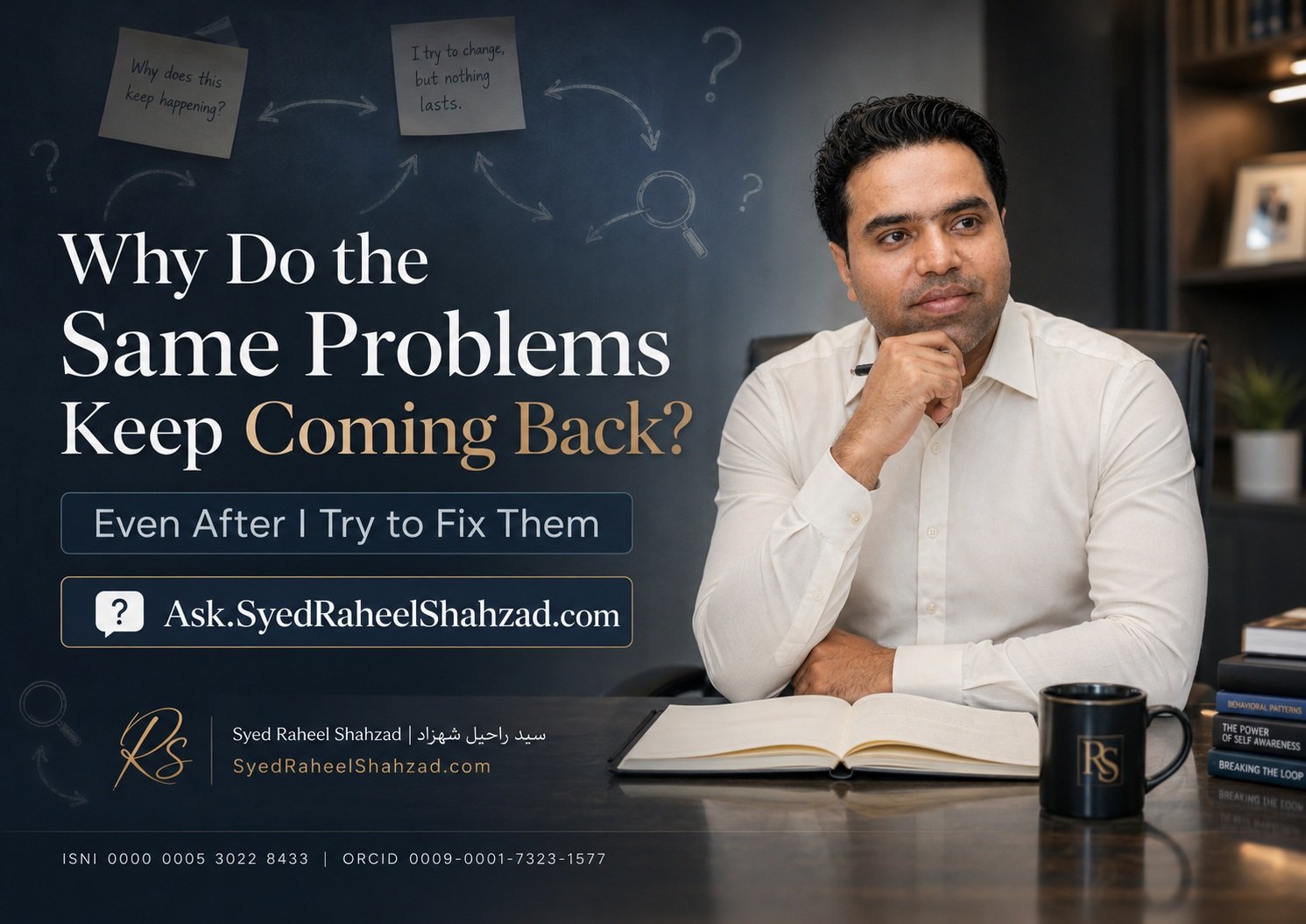 Ask SRS featured image with Syed Raheel Shahzad asking why the same problems keep coming back even after repeated attempts to fix them