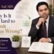 Ask SRS featured image asking why is it so hard to admit I was wrong, with Syed Raheel Shahzad reflecting on humility and growth