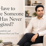 Ask SRS featured image with Syed Raheel Shahzad on forgiveness without apology, boundaries, reconciliation, trust and emotional peace