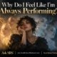Philosophical Ask SRS artwork by Syed Raheel Shahzad on people-pleasing, social media, approval, self-presentation, masks and emotional exhaustion